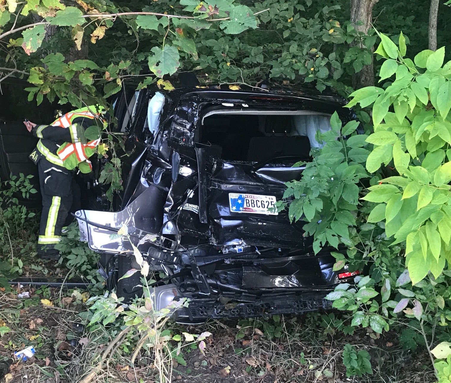 SUV rear-ended in Tuesday crash